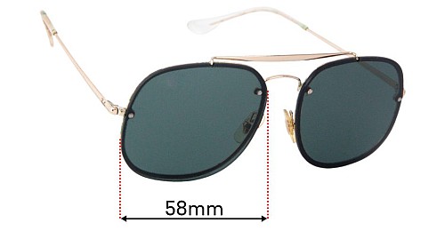 Ray-Ban RB3583N Blaze General 58mm Replacement Lenses